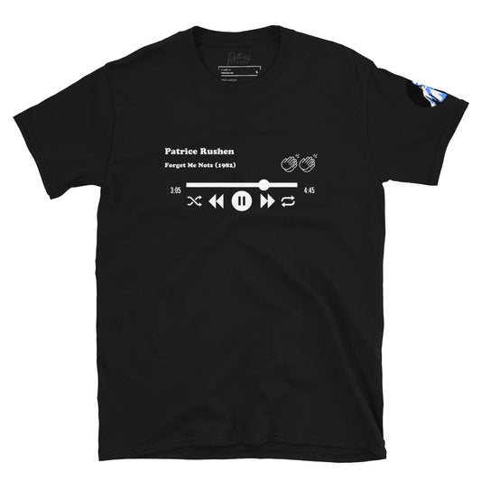 Forget Me Nots Unisex T-Shirt (black)