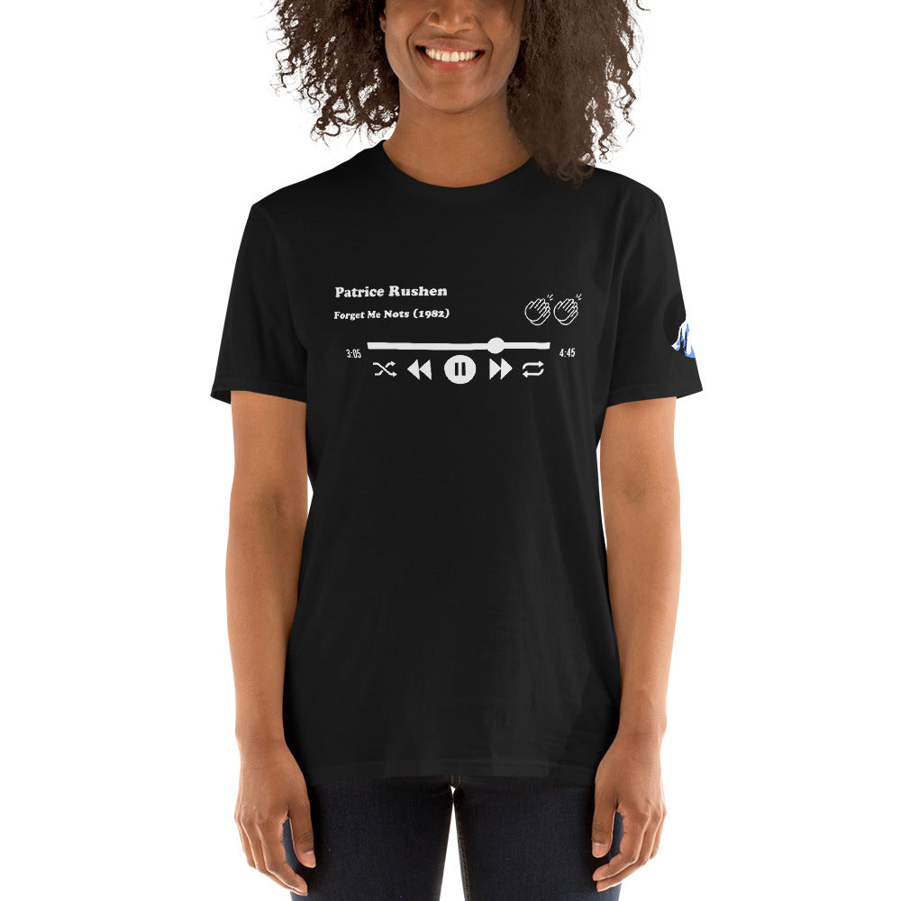 Forget Me Nots Unisex T-Shirt (black)